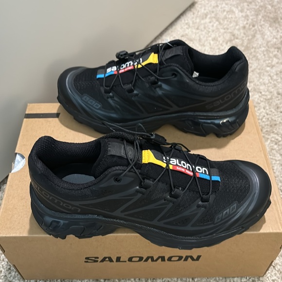 Salomon XT-6 Black Phantom in size 4.5 men’s - Picture 8 of 13